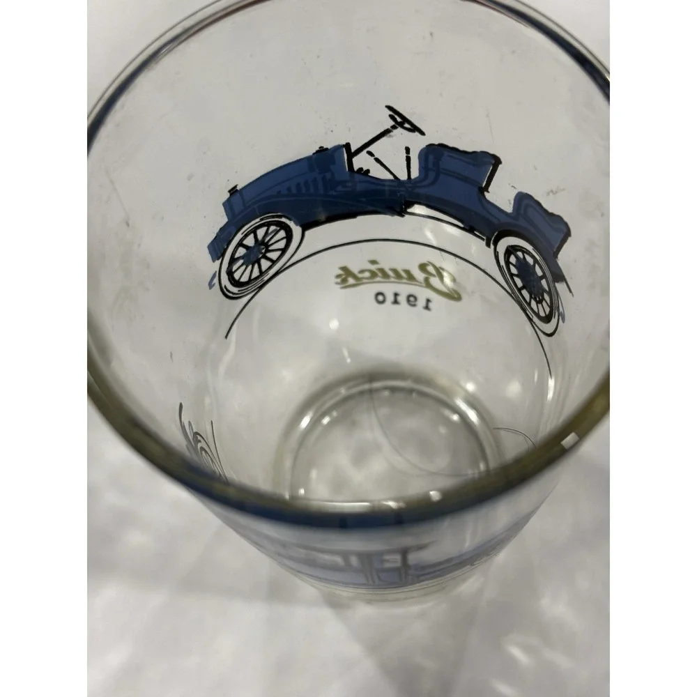 Buick Oakland Glass Tumbler 1910 1911 Hazel Atlas